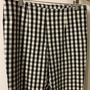 A New Day Black And White Checkered Pants…Size 4